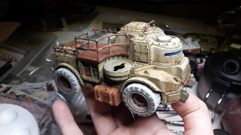Goliath Rockgrinder - Assemblage des rambardes