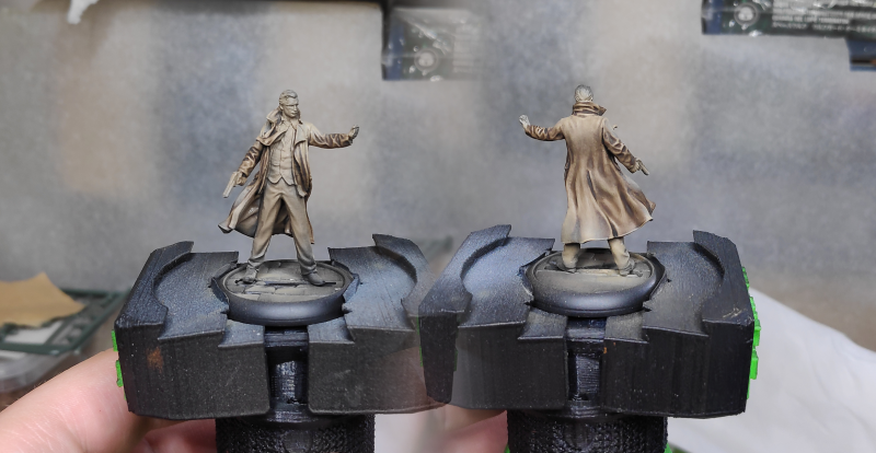 Batman Miniature Game : Un petit dégradé à l'aéro rapide sur les grosses zones